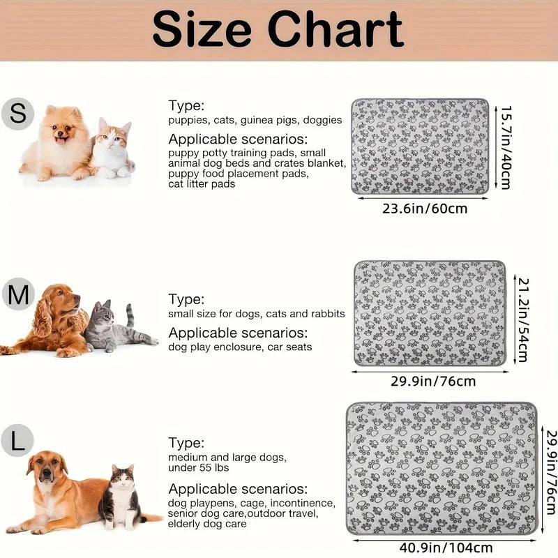 Soft Fluffy High Quality Pet Blanket Cute Cartoon Pattern Pet Mat Warm and Comfortable Blanket for Cat Dogs Cat Bath Towel