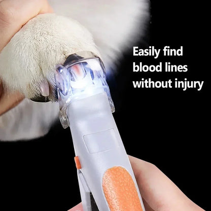 Professional Pet Nail Clipper Scissors with LED Light Cat Dog Nail Clippers Tool Scissors Nail Toeclaw Cutter Scissors for Pet