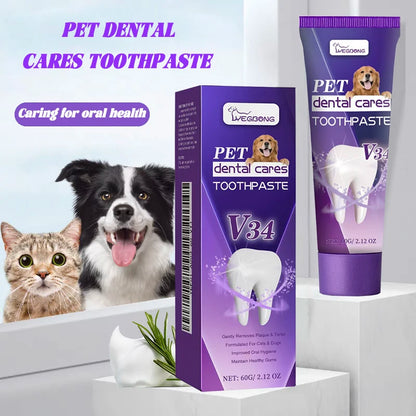 Pet Cat Dog Universal Tootpaste Cleaning Supplies Pets Tartar Control Oral Cleaning Gum Dental Care Clean Pet Products