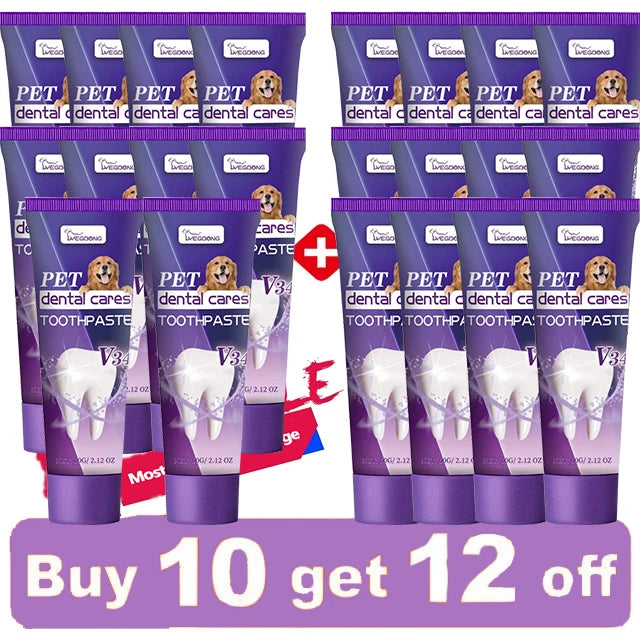 Pet Cat Dog Universal Tootpaste Cleaning Supplies Pets Tartar Control Oral Cleaning Gum Dental Care Clean Pet Products