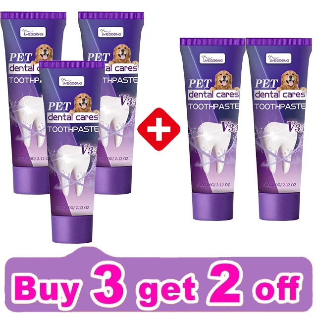 Pet Cat Dog Universal Tootpaste Cleaning Supplies Pets Tartar Control Oral Cleaning Gum Dental Care Clean Pet Products