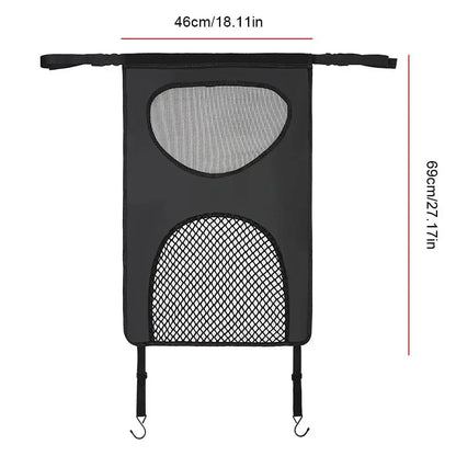 Nylon Car Pet Net Barrier Auto Lightweight Protective Fence Safety Durable Mesh Backseat Barrier Universal for Pets Car Kids